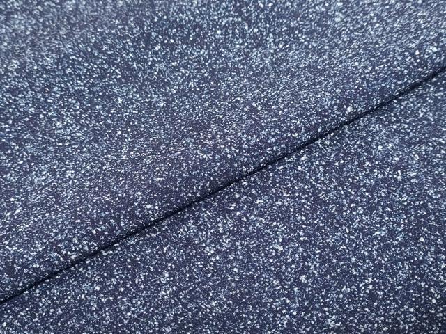 平和屋着物●上質な小紋 本藍 霞文 正絹 逸品 DABB0370ud