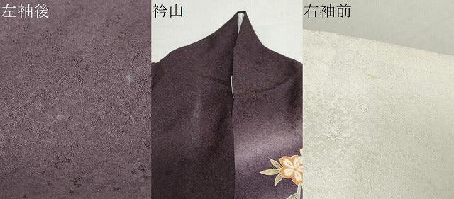 平和屋着物●訪問着 駒刺繍 流水枝垂れ草花丸文 暈し染め 金彩 鈴乃屋扱い 正絹 逸品 DABB0414ud