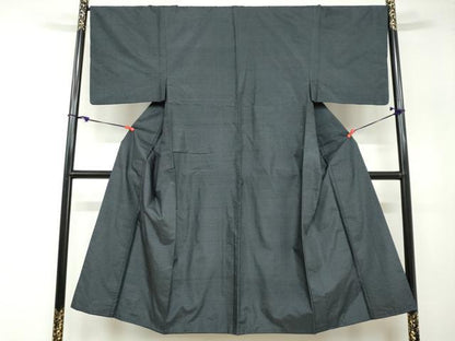 平和屋着物●男性 本場大島紬 アンサンブル 80亀甲 総詰め 正絹 逸品 DABB0424ud