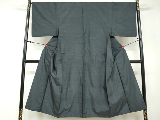 平和屋着物●男性 本場大島紬 アンサンブル 80亀甲 総詰め 正絹 逸品 DABB0424ud