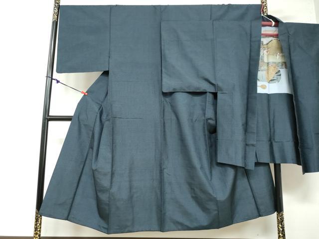 平和屋着物●男性 本場大島紬 アンサンブル 100亀甲 総詰め 正絹 逸品 DABB0427ud