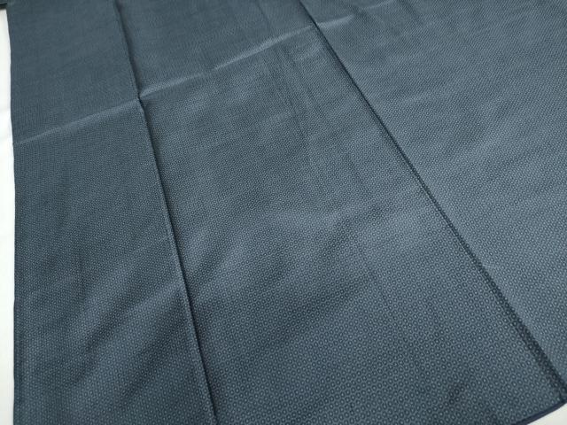 平和屋着物●男性 本場大島紬 アンサンブル 長羽織 80亀甲 総詰め 正絹 逸品 DABB0428ud