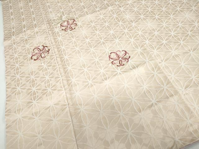 平和屋着物●訪問着 刺繍 舞花文 金糸 やまと誂製 正絹 逸品 DABB0452ud