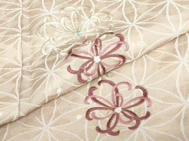 平和屋着物●訪問着 刺繍 舞花文 金糸 やまと誂製 正絹 逸品 DABB0452ud