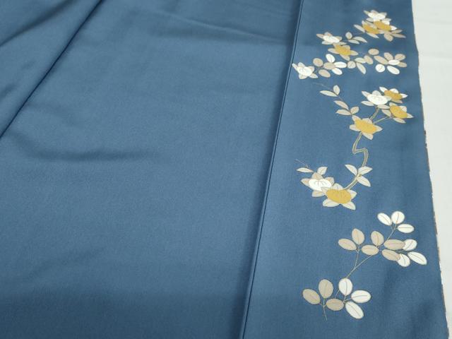 平和屋着物●訪問着 雪輪草花籬文 暈し染め 金彩 三越扱い 正絹 逸品 未使用 DABB0457ud