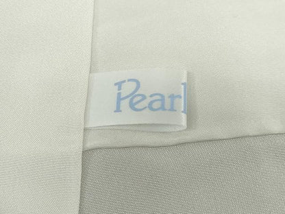 平和屋着物●上質な小紋　総刺繍　京刺繍小紋　草花丸文　金銀糸　反端付き　正絹　逸品　未使用　DABB0463ud