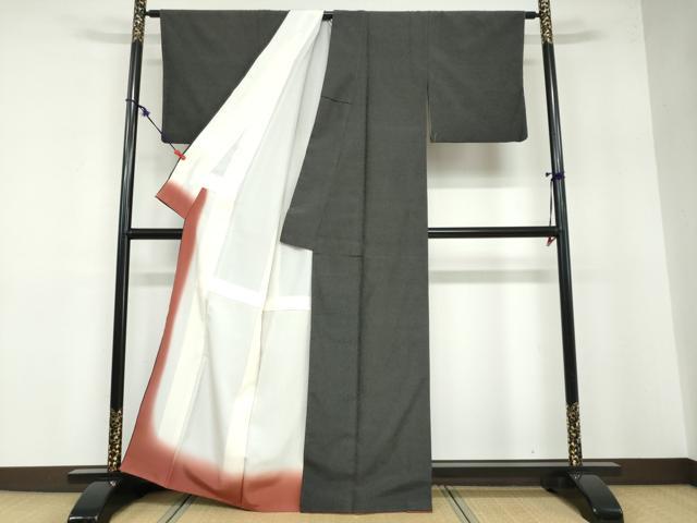 平和屋着物●本塩沢 110亀甲 総詰め 正絹 逸品 DABB0468ud