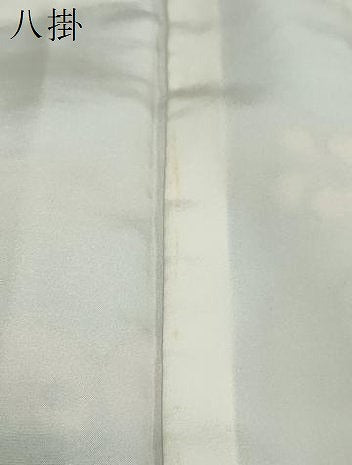 平和屋着物●西陣 宮階織物 訪問着 紬地 道長草花文 正絹 逸品 DABB0490ud