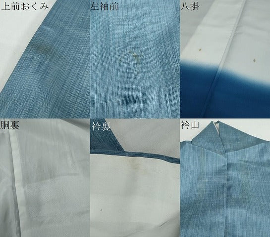 平和屋着物●洗える最高級着物 ＜英＞はなぶさ謹製 小紋 霞文 洗える着物 DABB0498ud