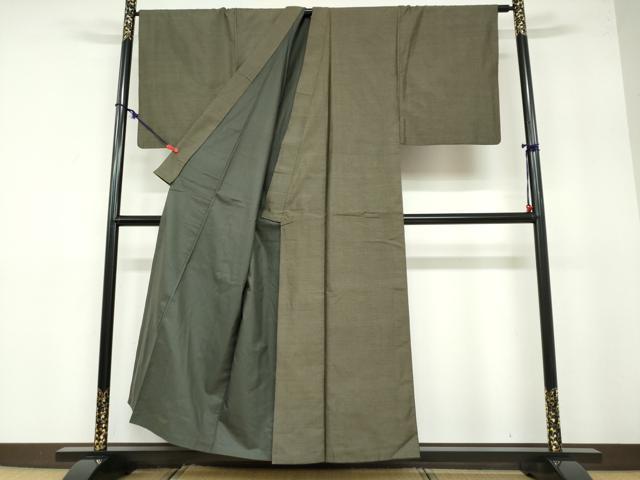 平和屋着物●男性 本場大島紬 160亀甲 総詰め 正絹 逸品 DABB0507ud