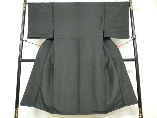 平和屋着物●男性 紬 蝋色 正絹 逸品 未使用 DABB0513ud