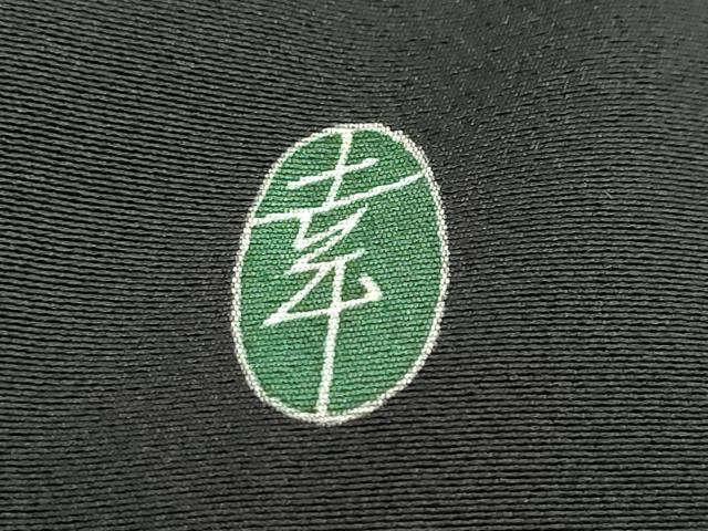 平和屋着物●豪華黒留袖　友禅　作家物　貝桶花鳥文　正絹　逸品　DABB0533ud