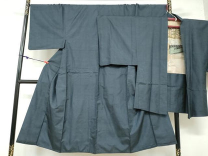 平和屋着物●男性 本場大島紬 アンサンブル 100亀甲 総詰め 正絹 逸品 DABB0551ud
