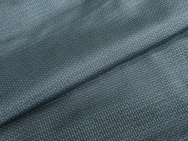 平和屋着物●男性 本場大島紬 アンサンブル 100亀甲 総詰め 正絹 逸品 DABB0551ud