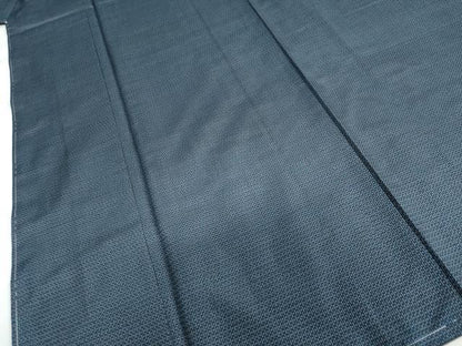 平和屋着物●男性 本場大島紬 アンサンブル 長羽織 100亀甲 総詰め 正絹 逸品 未使用 DABB0553ud