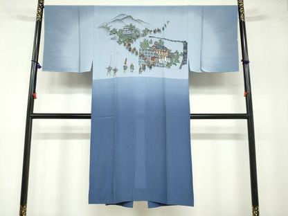 平和屋着物●男性 本場大島紬 アンサンブル 長襦袢（無双仕立て）セット 100亀甲 総詰め 正絹 逸品 未使用 DABB0554ud