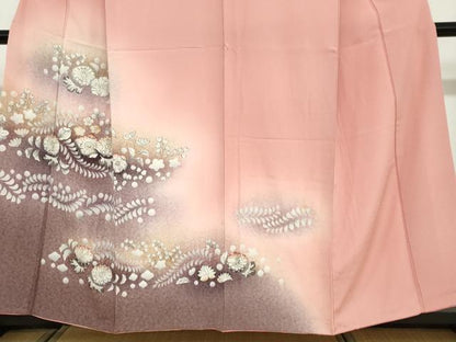 平和屋着物●訪問着 絞り 辻が花 暈し染め 正絹 逸品 DABB0581ud