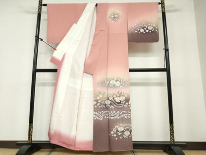 平和屋着物●訪問着 絞り 辻が花 暈し染め 正絹 逸品 DABB0581ud