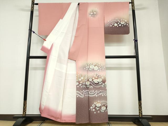 平和屋着物●訪問着 絞り 辻が花 暈し染め 正絹 逸品 DABB0581ud