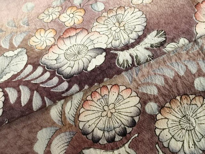 平和屋着物●訪問着 絞り 辻が花 暈し染め 正絹 逸品 DABB0581ud