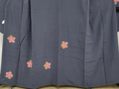 平和屋着物●世界的人形師 辻村寿三郎 ジュサブロー 振袖 舞花文 金彩 正絹 逸品 未使用 DABB0594ud