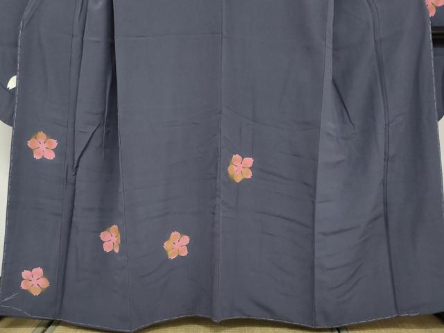 平和屋着物●世界的人形師 辻村寿三郎 ジュサブロー 振袖 舞花文 金彩 正絹 逸品 未使用 DABB0594ud