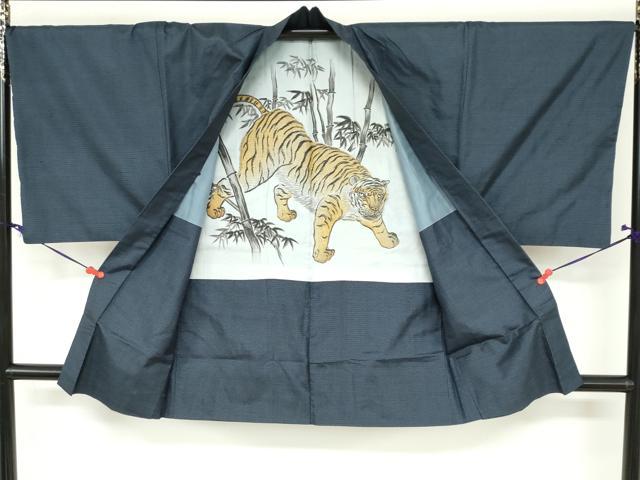 平和屋着物●男性 本場大島紬 アンサンブル 100亀甲 総詰め 正絹 逸品 DABB0621ud