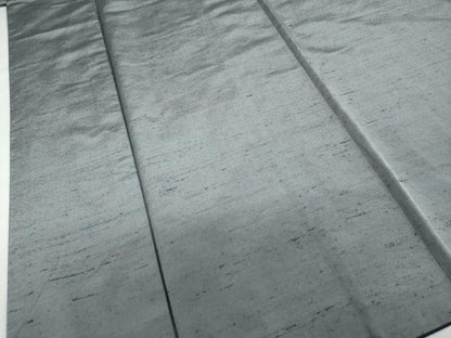 平和屋着物●男性 紬 アンサンブル 桔梗鼠色 正絹 逸品 DABB0624ud