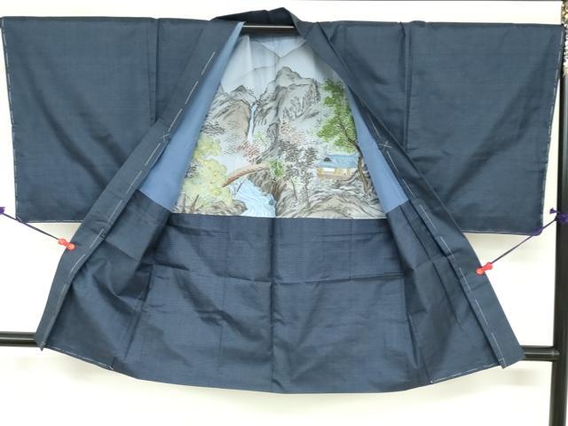 平和屋着物●男性 本場大島紬 アンサンブル 100亀甲 総詰め 正絹 逸品 未使用 DABB0625ud