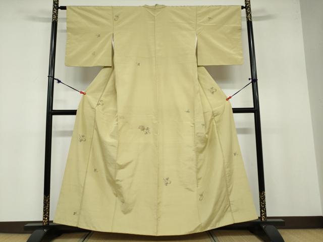 平和屋着物●上質な紬 瓢箪 ひょうたん 正絹 逸品 DABB0638ud