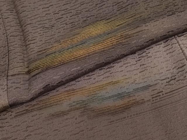 平和屋着物●訪問着 モール織 霞文 暈し染め 正絹 逸品 未使用 DABB0640ud