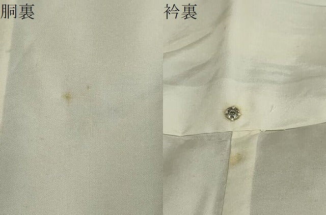 平和屋着物●本場真綿勝結城紬 百山亀甲 100亀甲 舞蝶文 認定証付き 正絹 逸品 DABB0649ud