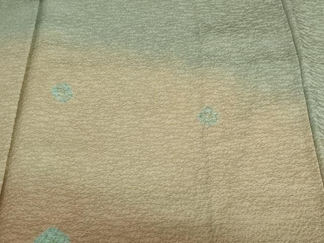 平和屋着物●訪問着 作家物 絞り 花霞文 暈し染め 金彩 正絹 逸品 DABB0655ud