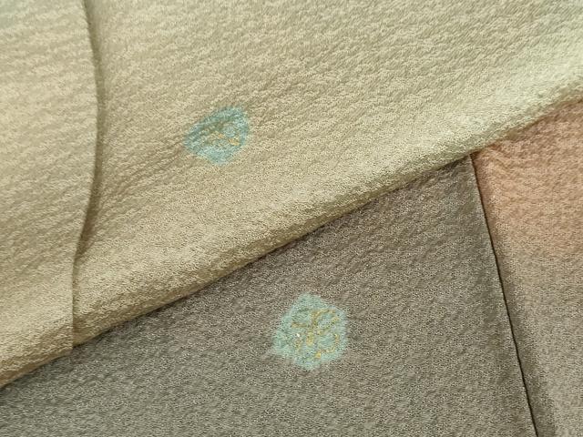 平和屋着物●訪問着 作家物 絞り 花霞文 暈し染め 金彩 正絹 逸品 DABB0655ud