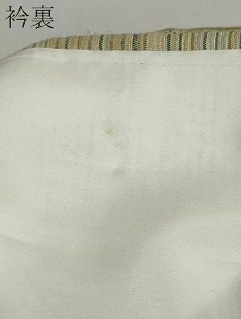 平和屋着物●上質な紬 変わり縞 正絹 逸品 DABB0664ud