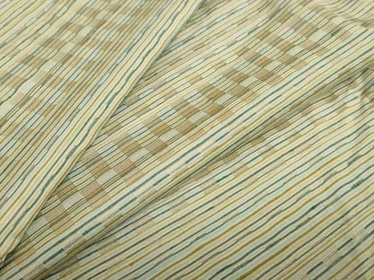 平和屋着物●上質な紬 変わり縞 正絹 逸品 DABB0664ud
