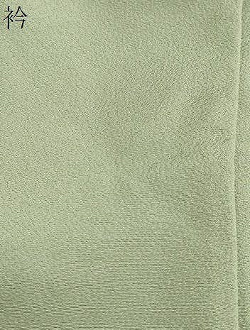 平和屋着物●上質な色無地 若菜色 正絹 逸品 DABB0691ud