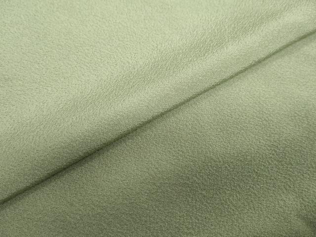 平和屋着物●上質な色無地 若菜色 正絹 逸品 DABB0691ud