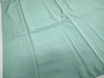 平和屋着物●上質な色無地 青竹色 正絹 逸品 DABB0697ud