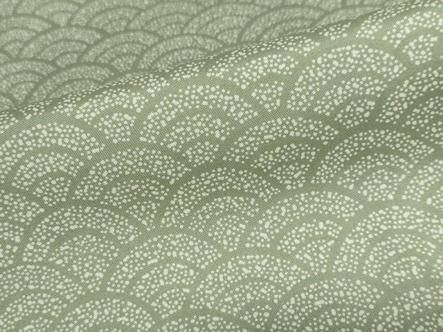 平和屋着物●本場染大島紬 訪問着 青海波 正絹 逸品 DABB0717ud