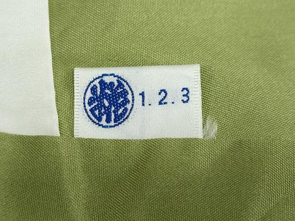 平和屋着物●本場染大島紬 訪問着 青海波 正絹 逸品 DABB0717ud