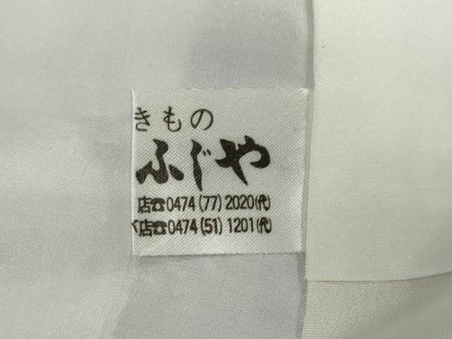 平和屋着物●上質な小紋 型染め 飾花文 黒地 正絹 逸品 DABB0720ud