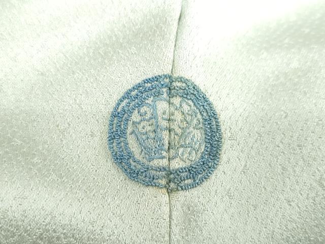 平和屋着物●人間国宝 福田喜三郎 訪問着 刺繍 笹文 暈し染め 金彩 正絹 逸品 DABB0726ud