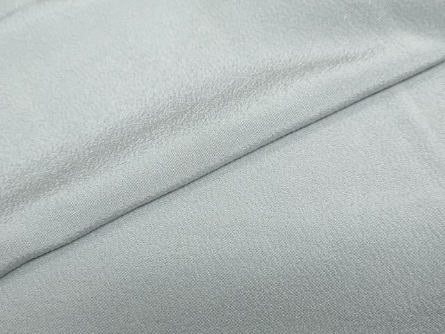 平和屋着物●上質な色無地 湊鼠色 正絹 逸品 DABB0773ud