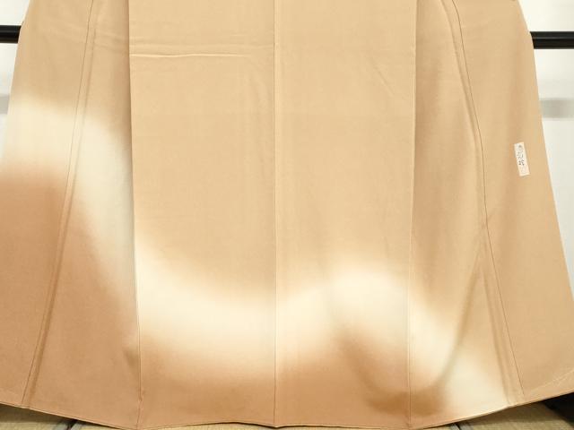 平和屋着物●伝統工芸師 服部光擴 江戸小紋 訪問着 霞文 鮫小紋柄 暈し染め 正絹 逸品 DABB0779ud