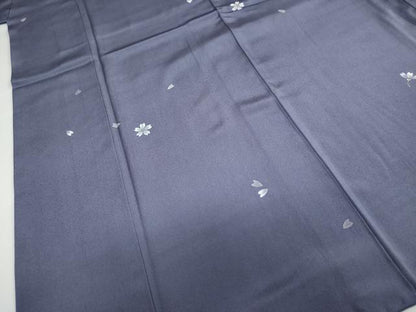 平和屋着物●京友禅作家　伊藤美智夫　小紋　舞桜文　さが美扱い　正絹　逸品　DABB0787ud