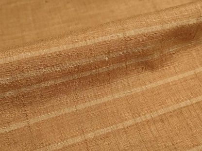 平和屋着物●訪問着 紬地 横段文 仮絵羽 正絹 逸品 未使用 DABB0810ud