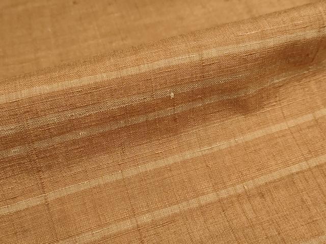 平和屋着物●訪問着 紬地 横段文 仮絵羽 正絹 逸品 未使用 DABB0810ud