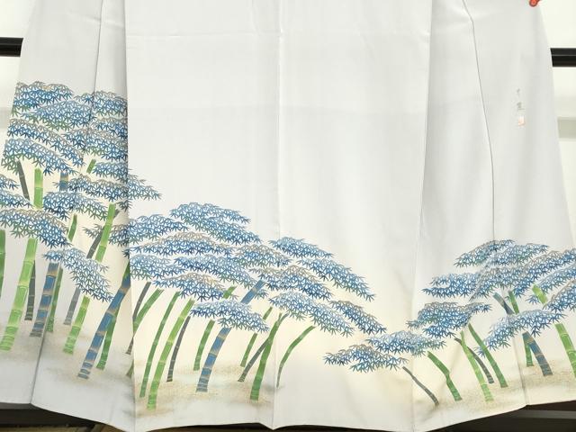 平和屋着物●豪華色留袖 作家物 竹麗 金彩 正絹 逸品 DABB0815ud