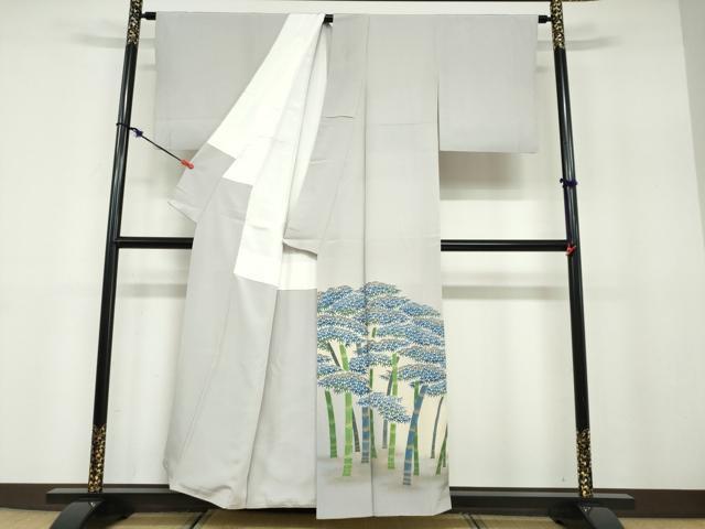 平和屋着物●豪華色留袖 作家物 竹麗 金彩 正絹 逸品 DABB0815ud